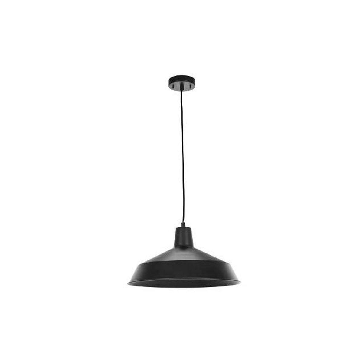 Globe Electric Painted Matte Black Finish 1-Light Pendant