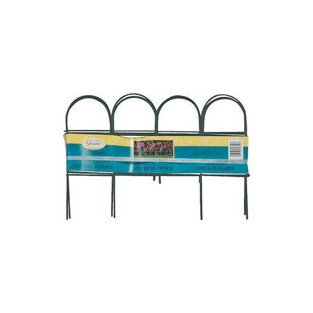 Panacea Products 10 In. x 10 Ft. Green Round-Top Garden Fence Panacea Products 10 In. x 10 Ft. Green Round-Top Garden Fence