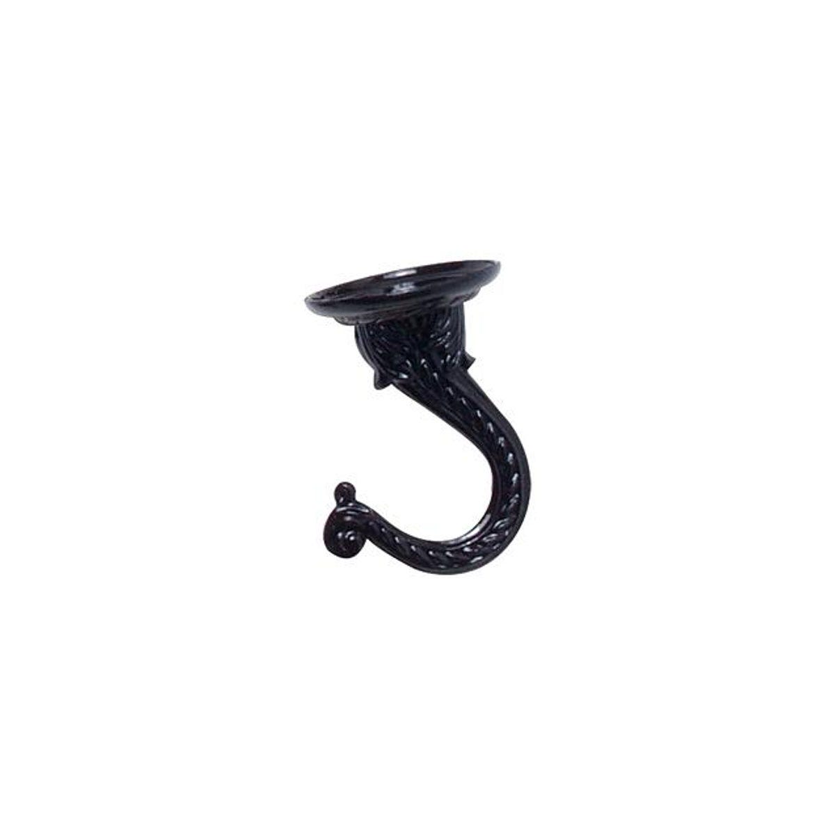 Jumbo Black Ceiling Plant Hook
