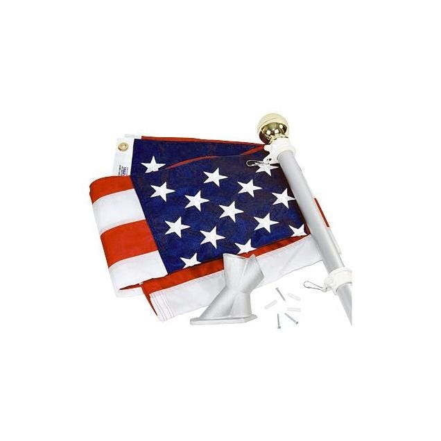 Annin U.S. Flag Set With 3 x 5 Ft. Flag, 6 Ft. Pole Annin U.S. Flag Set With 3 x 5 Ft. Flag, 6 Ft. Pole