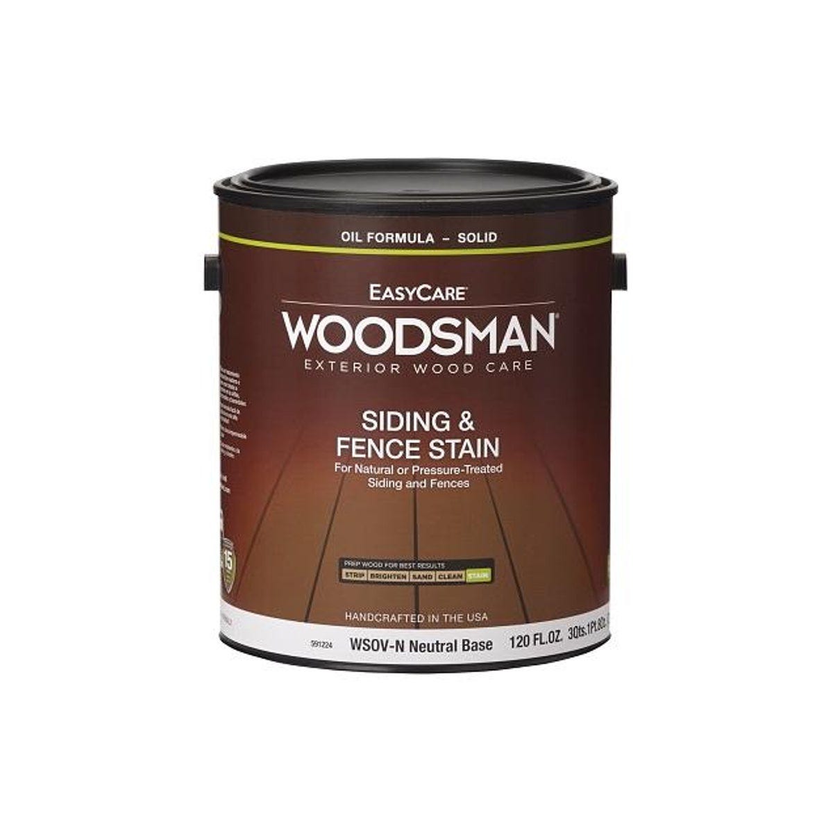EasyCare Woodsman Neutral Base Solid-Color Oil Base House & Trim Stain, 1 Gal. EasyCare Woodsman Neutral Base Solid-Color Oil Base House & Trim Stain, 1 Gal.