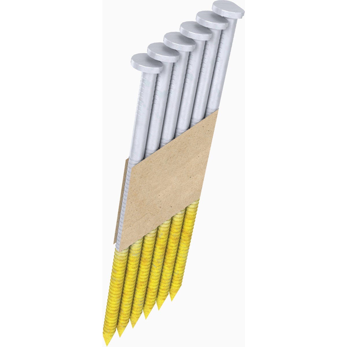 Grip-Rite 3 In. x 0.120 In. 30 Deg. Hot Galvanized Clipped Head Ring Shank Paper Tape Collated Framing Nail (2000-Count) - photo 2