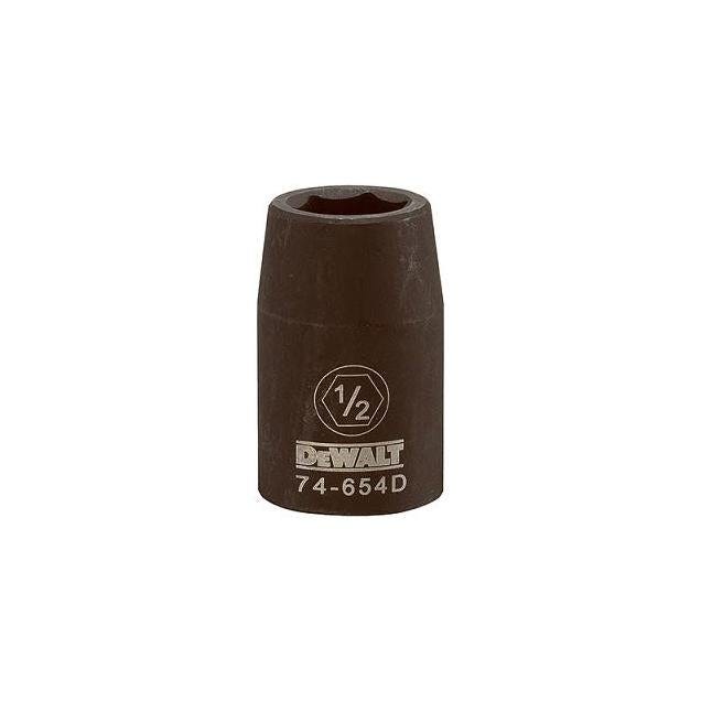DEWALT 1/2 In. Drive 1/2 In. 6-Point Shallow Standard Impact Socket DEWALT 1/2 In. Drive 1/2 In. 6-Point Shallow Standard Impact Socket