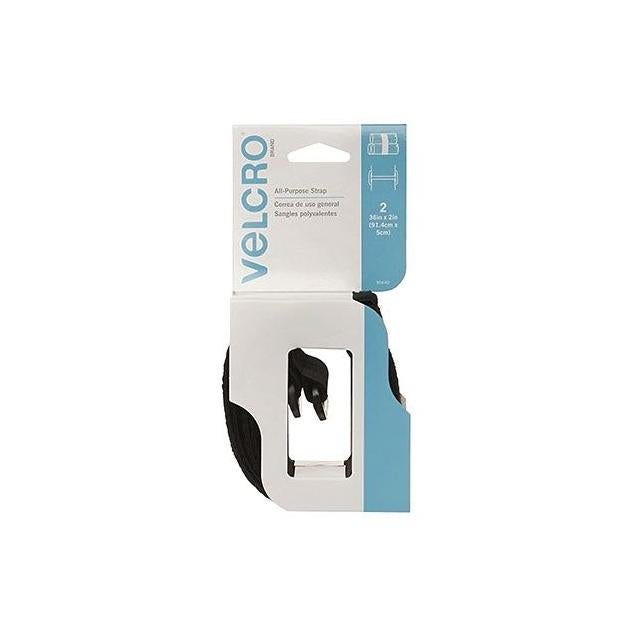 VELCRO Brand 2 In. x 36 In. Black All Purpose Strap (2-Pack) VELCRO Brand 2 In. x 36 In. Black All Purpose Strap (2-Pack)
