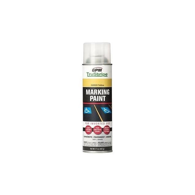 TruStripe Yellow 17 Oz. Inverted Aerosol Marking Paint TruStripe Yellow 17 Oz. Inverted Aerosol Marking Paint