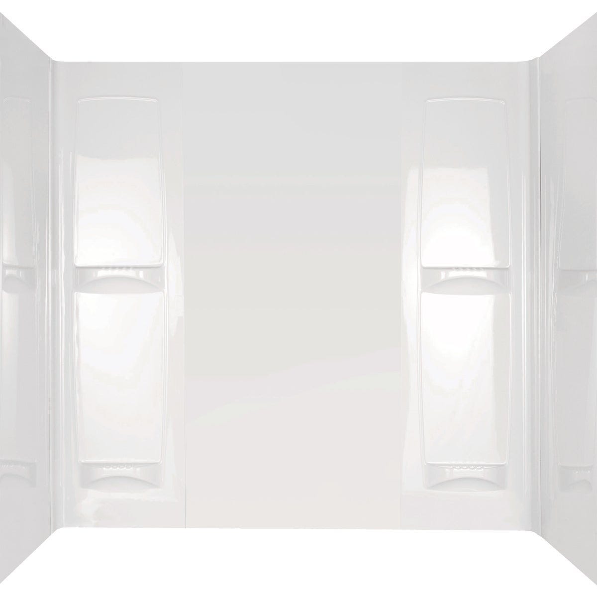 Delta 5-Piece White Pro-Series Easy-Up Adhesive Tub Surround Delta 5-Piece White Pro-Series Easy-Up Adhesive Tub Surround
