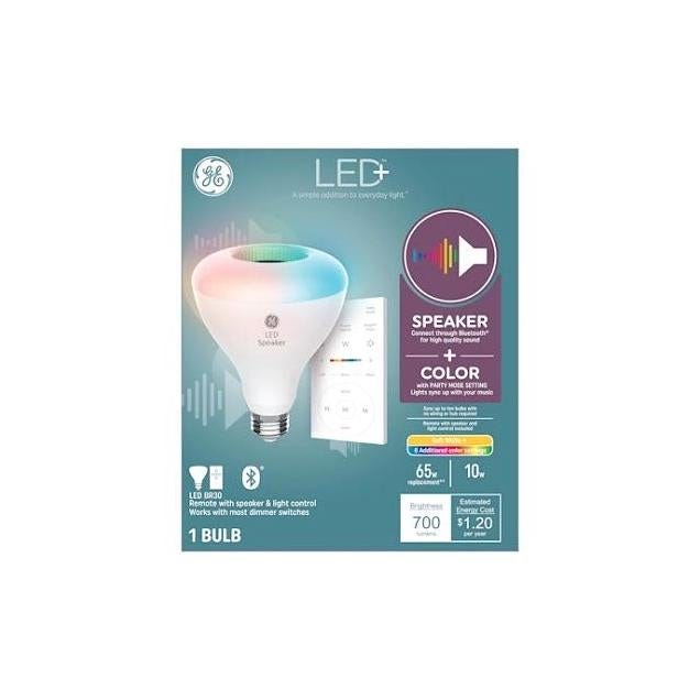 GE 10W LED+ Speaker Light Bulb with Remote GE 10W LED+ Speaker Light Bulb with Remote