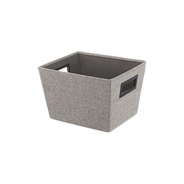 Whitmor Black Fabric Storage Tote Whitmor Black Fabric Storage Tote