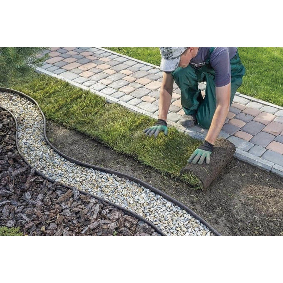 Master Mark Pro 5 In. x 20 Ft. Black Plastic Edging Kit with YardPack - photo 4 Master Mark Pro 5 In. x 20 Ft. Black Plastic Edging Kit with YardPack - photo 4