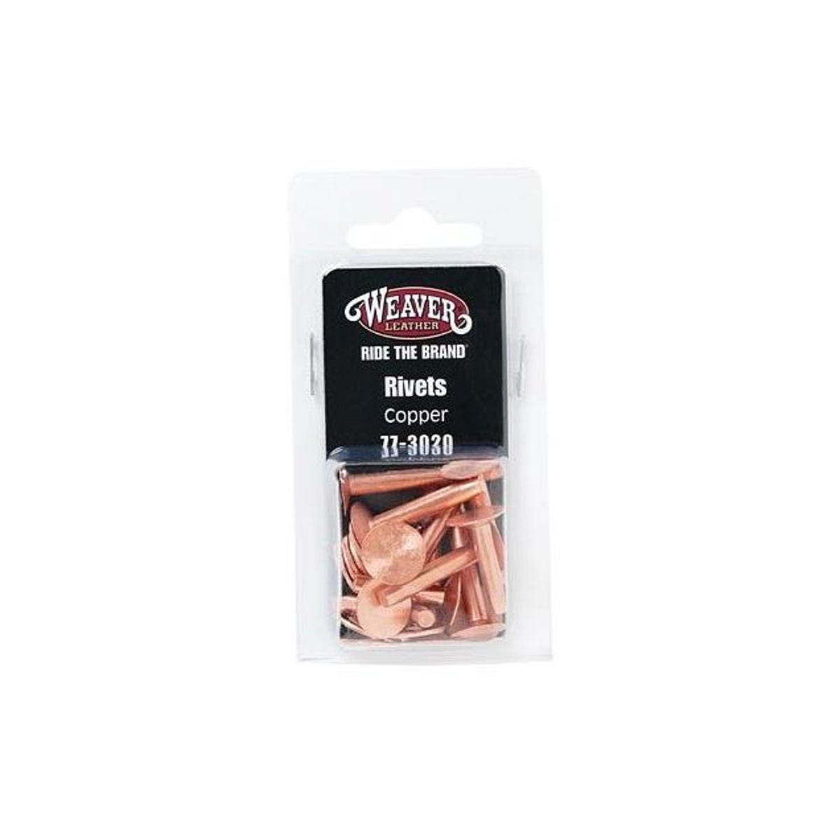 Weaver Leather Assorted Copper Rivets & Burrs (12-Piece)