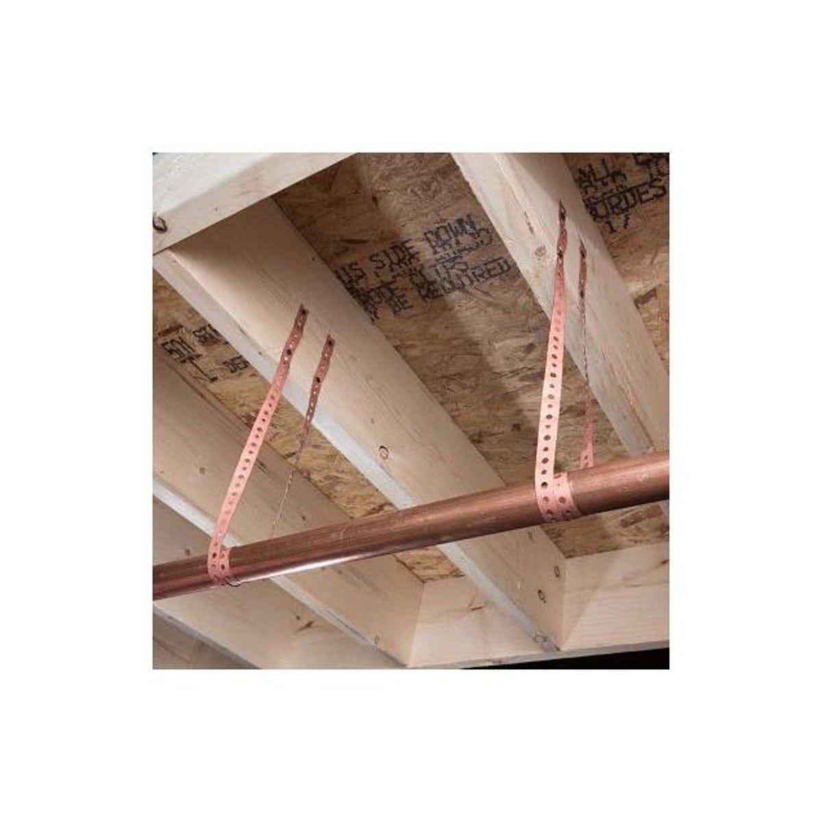 Oatey 3/4 In. x 10 Ft. Copper-Plated Steel Hanger Strap - photo 2