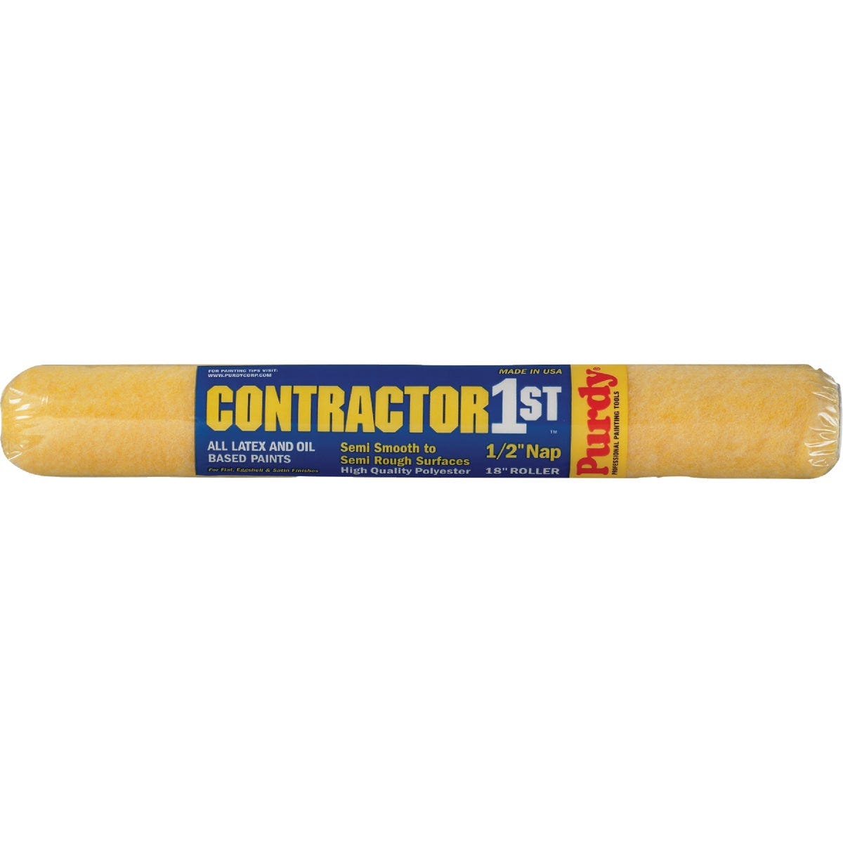 Purdy Contractor 1st 18 In. x 1/2 In. Knit Fabric Roller Cover