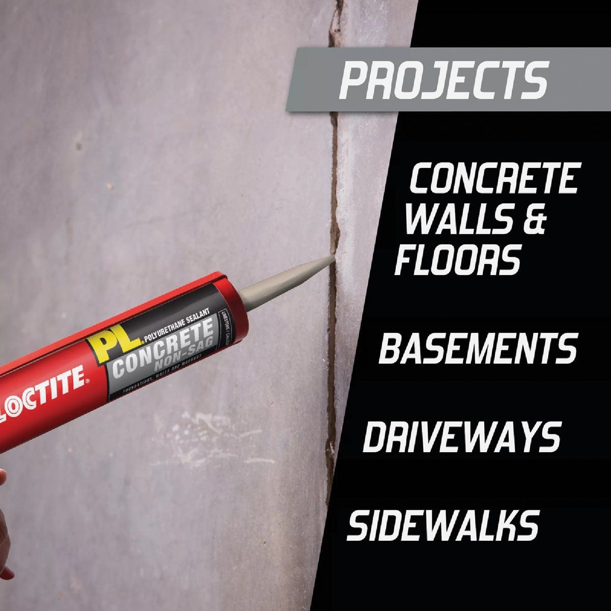 Loctite PL 10 Oz. Concrete Non-Sag Limestone Polyurethane Sealant - photo 5 Loctite PL 10 Oz. Concrete Non-Sag Limestone Polyurethane Sealant - photo 5