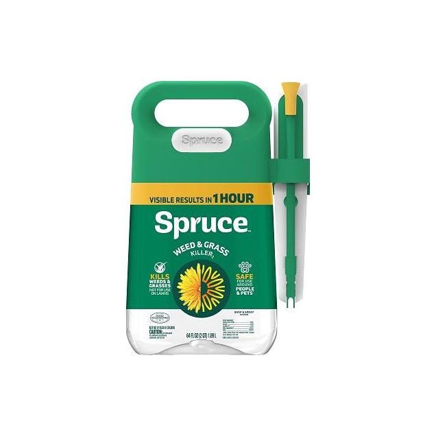 Spruce 64 Oz. Snap & Spray Weed & Grass Killer Powered Starter Kit Spruce 64 Oz. Snap & Spray Weed & Grass Killer Powered Starter Kit