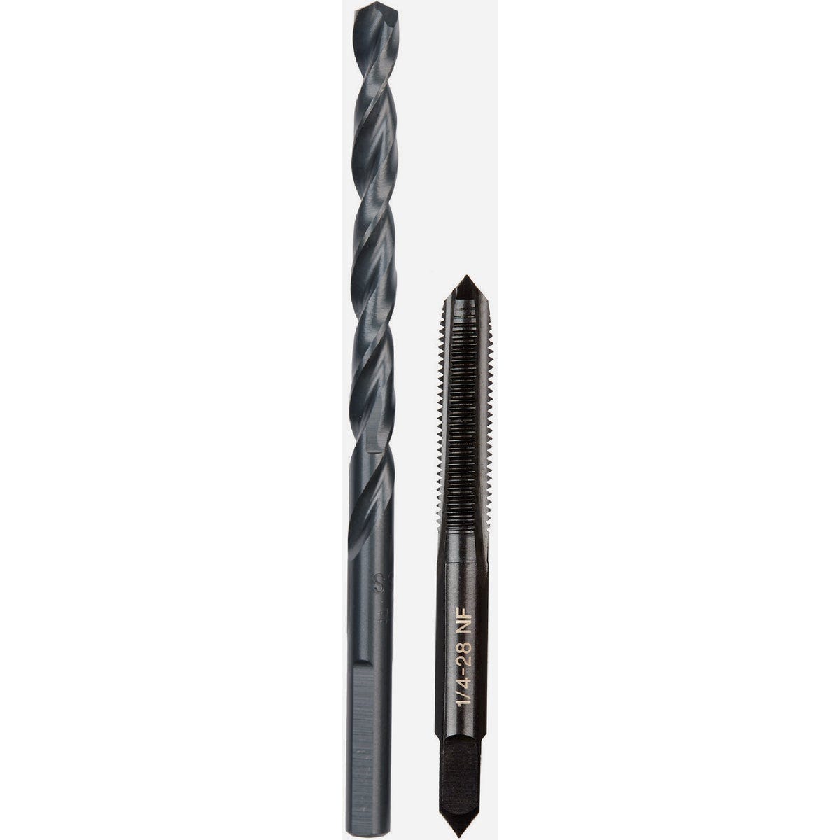 Milwaukee 1/4 In.-28 NF Straight Flute Plug Tap & #3 Drill Bit