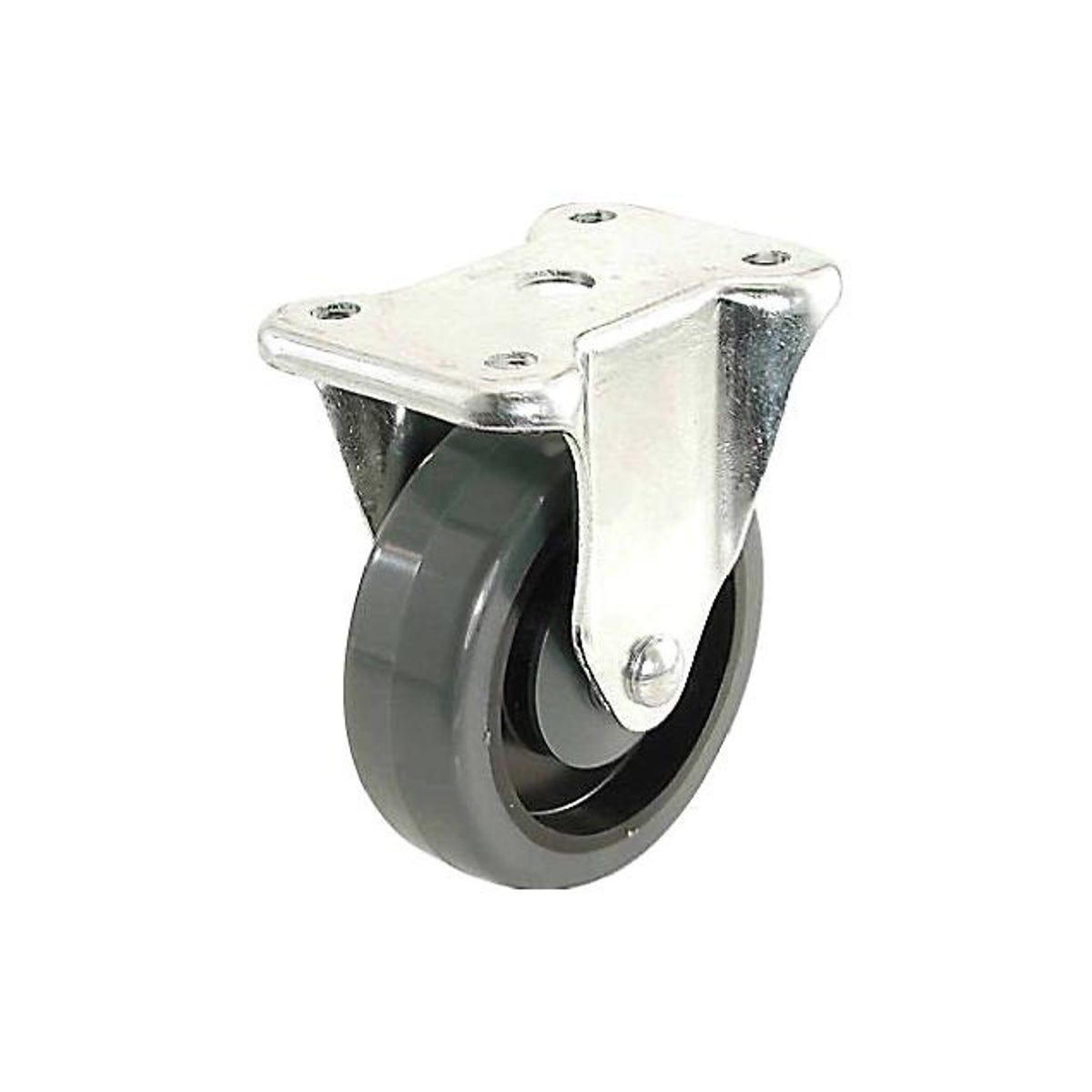 Richelieu 4 In. Poly Wheel Rigid Plate Caster