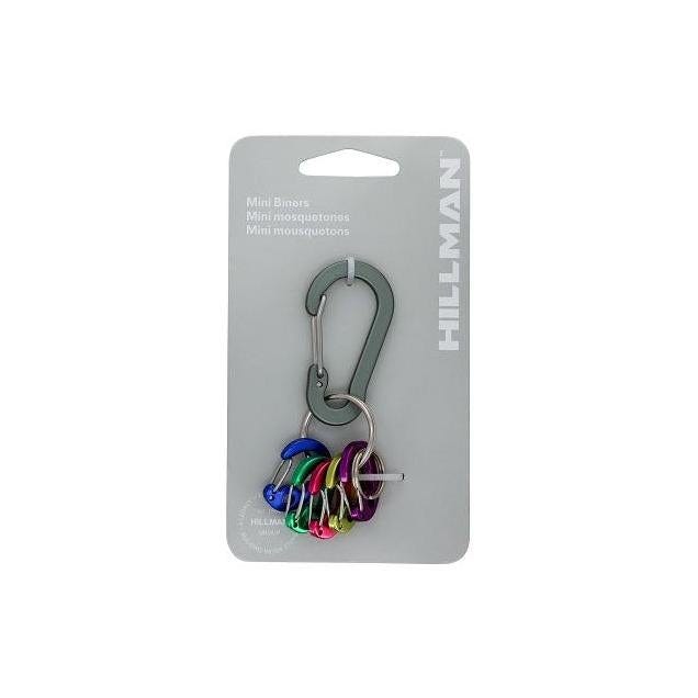 Hillman Multicolored Aluminum Carabiner & Mini Biner Key Clips - photo 2 Hillman Multicolored Aluminum Carabiner & Mini Biner Key Clips - photo 2