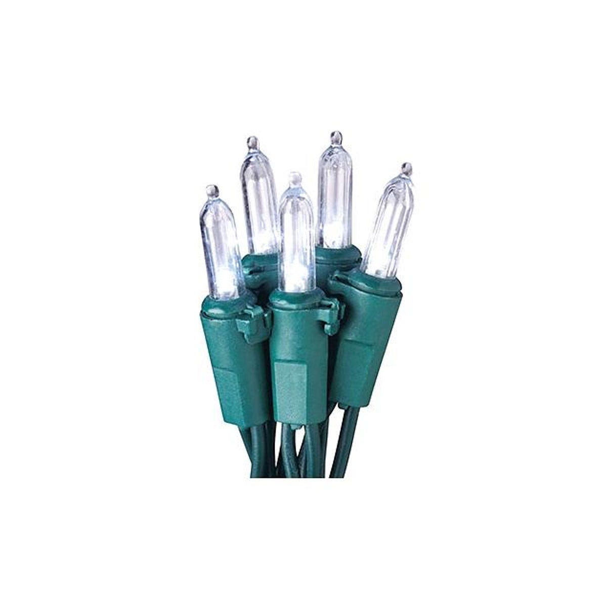 Holiday Wonderland Cool White 100-Bulb Mini Christmas LED Light Set