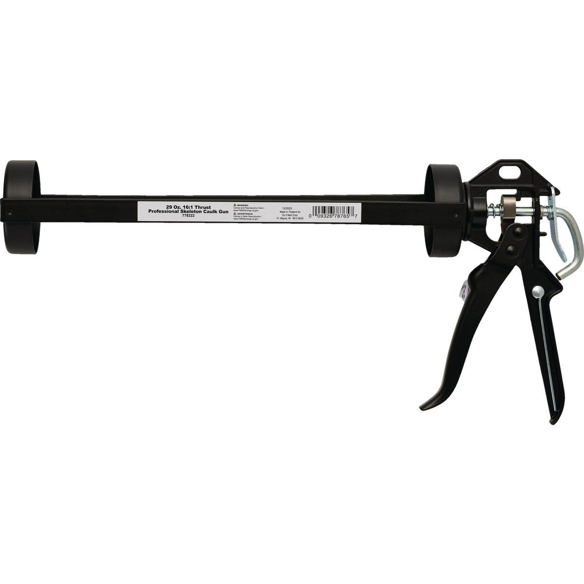 29 Oz. 16:1 Thrust Professional Skeleton Caulk Gun - photo 3