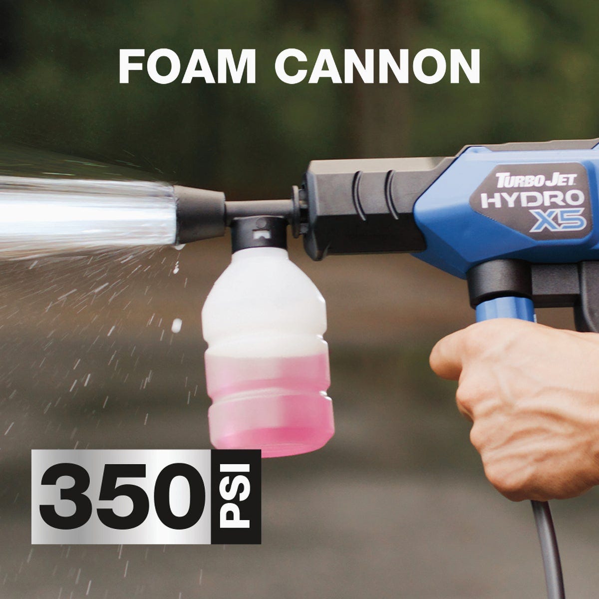 Turbo Jet Hydro X5 350 PSI Cordless Power Cleaner with 21V Battery & Charger - photo 3 Turbo Jet Hydro X5 350 PSI Cordless Power Cleaner with 21V Battery & Charger - photo 3