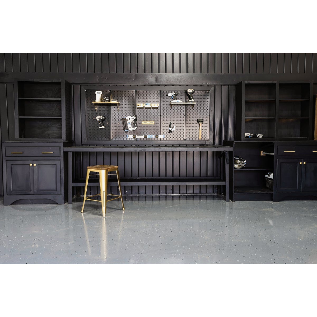 Rust-Oleum RockSolid Polycuramine Garage Floor Coating, Dark Gray, 2.5 Car Kit - photo 2
