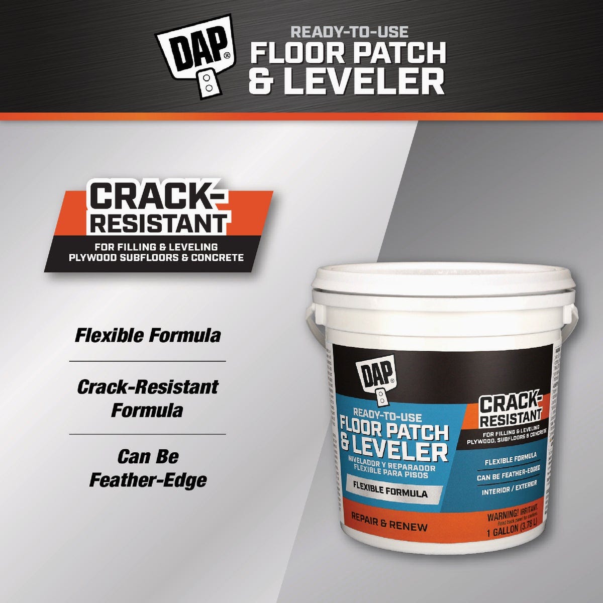 Dap 1 Gal. Ready-To-Use Flexible Floor Leveler - photo 2 Dap 1 Gal. Ready-To-Use Flexible Floor Leveler - photo 2