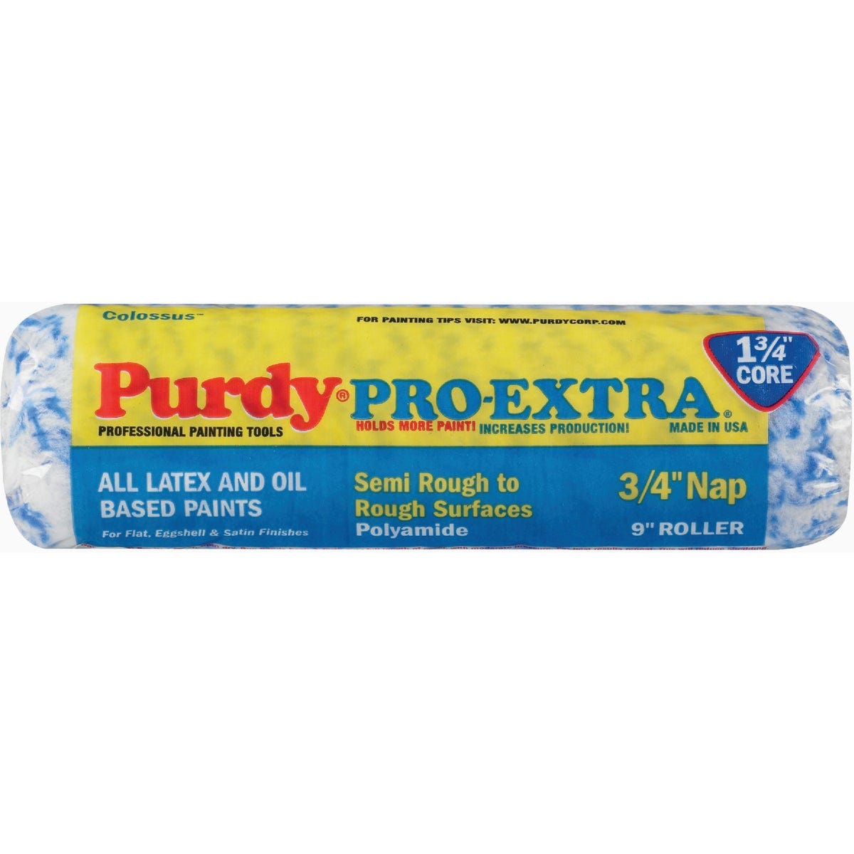 Purdy Colossus Pro-Extra Roller Cover, 9 x 3/4 inch Purdy Colossus Pro-Extra Roller Cover, 9 x 3/4 inch