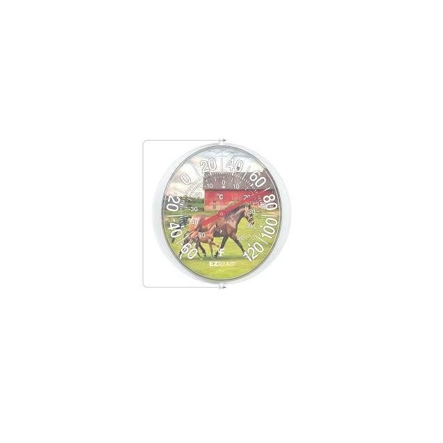Headwind 5.5 In. Horses & Barn Dial Thermometer
