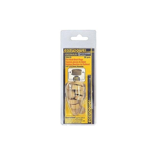 Isomax 1/2 In. 20-Pack Flat Head Dowel Plug