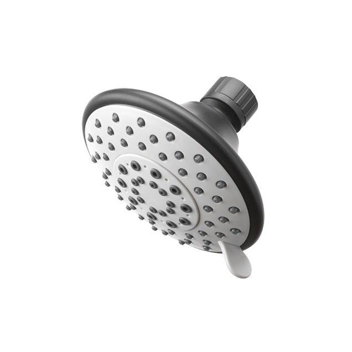 HomePointe 5-Spray 1.8 GPM Fixed Mount Shower Head, Matte Black HomePointe 5-Spray 1.8 GPM Fixed Mount Shower Head, Matte Black