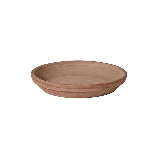 Deroma 12 In. Chocolate Terra Cotta Clay Plant Saucer Deroma 12 In. Chocolate Terra Cotta Clay Plant Saucer
