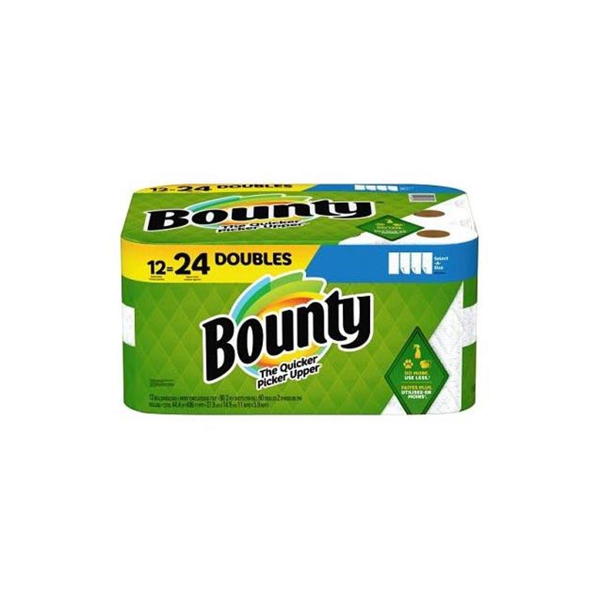 Bounty White Select-A-Size Paper Double-Roll Towels (12 Ct.)