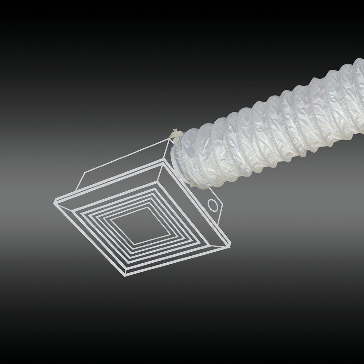 Dundas Jafine 4 In. Dia x 20 Ft. L White Vinyl Flexible Ducting - photo 5
