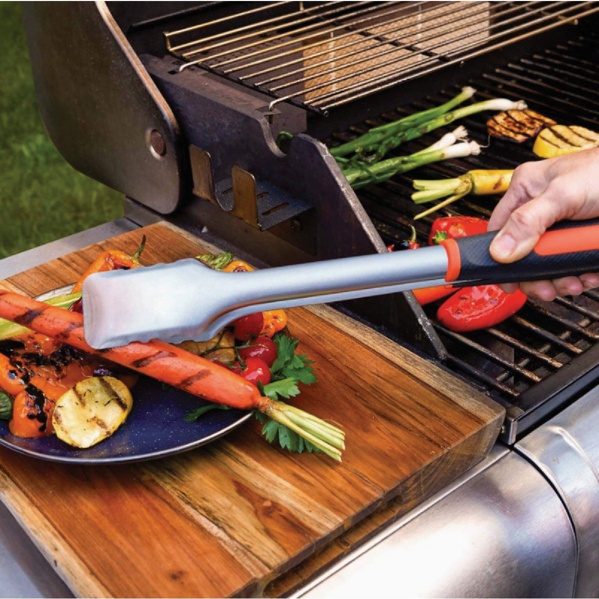 Mr. Bar-B-Q Premium Locking Stainless Steel Barbeque Tongs - photo 3
