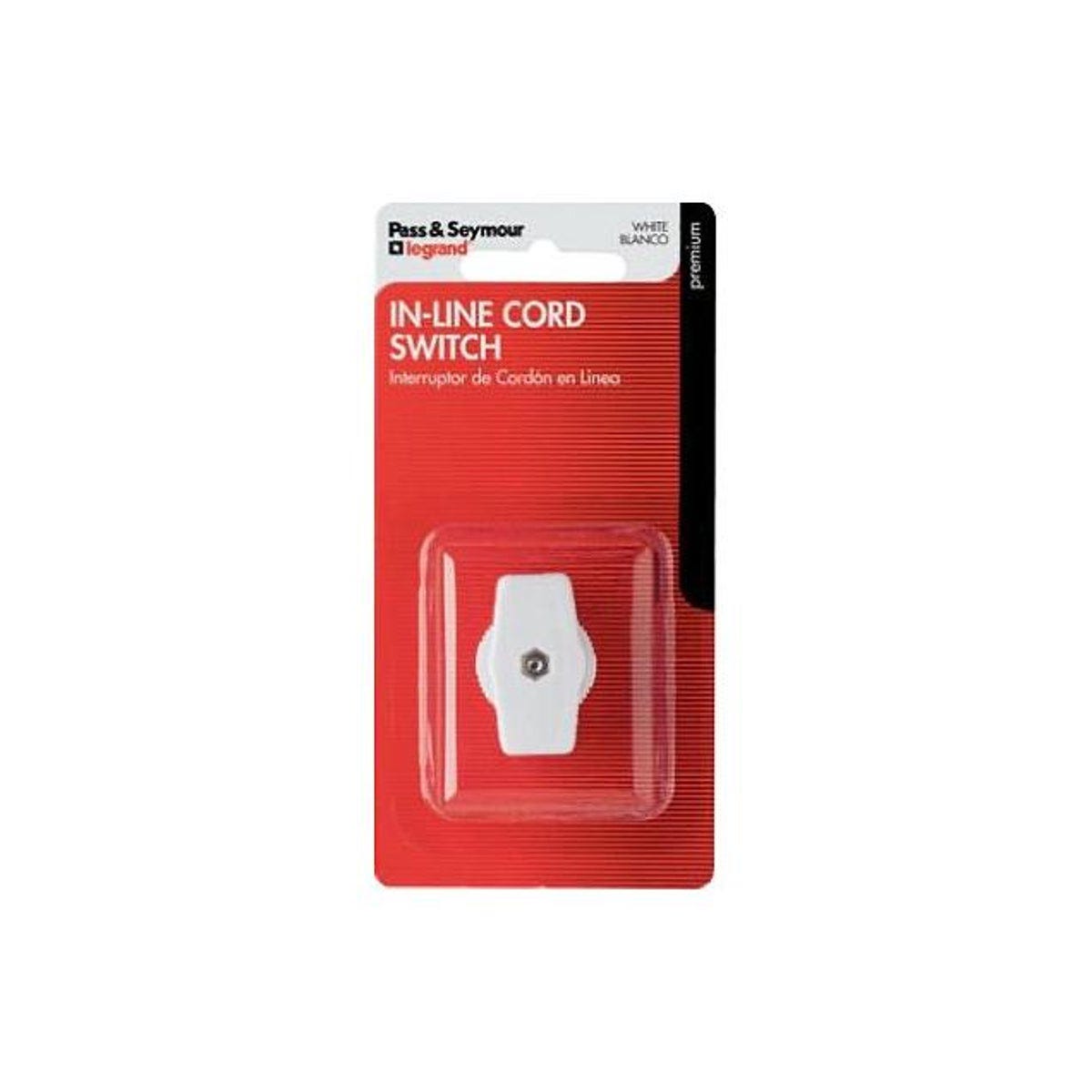 Legrand White Pass & Seymour In-Line Cord Switch
