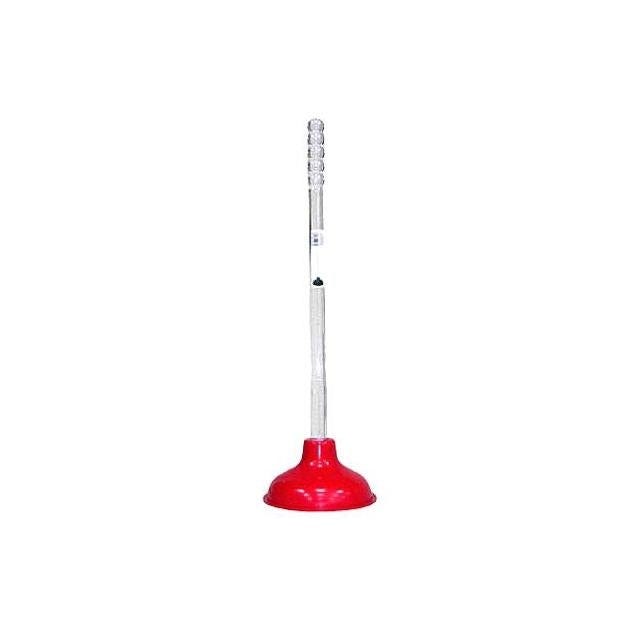 Everflow Red with Clear Handle Toilet Plunger