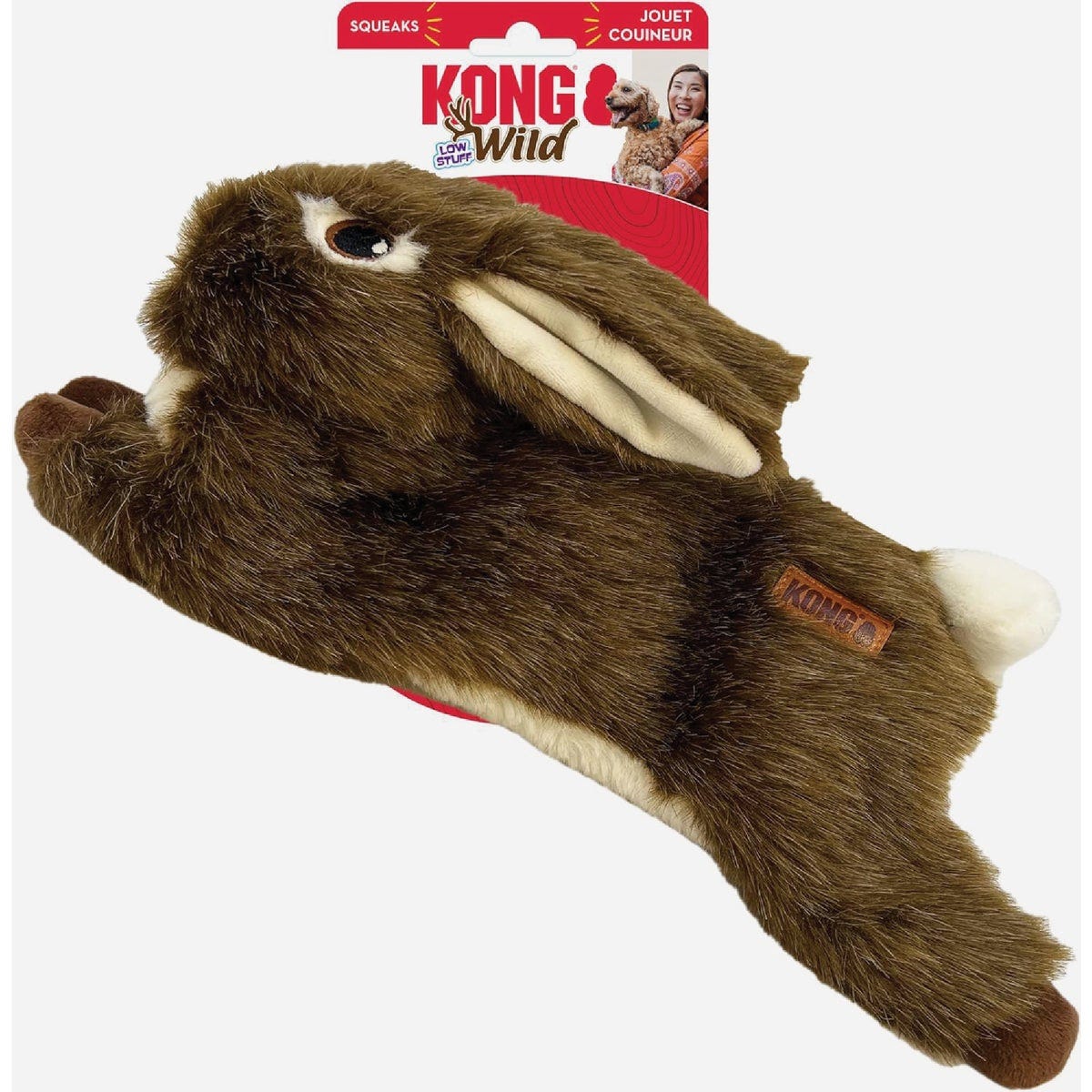 Kong Wild Low Stuff Rabbit Medium Dog Toy