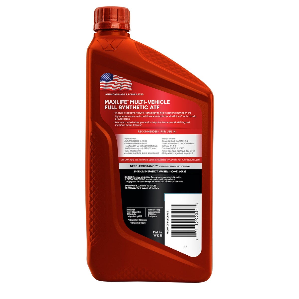 Valvoline Maxlife 1-Qt. Synthetic Automatic Transmission Fluid - photo 2 Valvoline Maxlife 1-Qt. Synthetic Automatic Transmission Fluid - photo 2