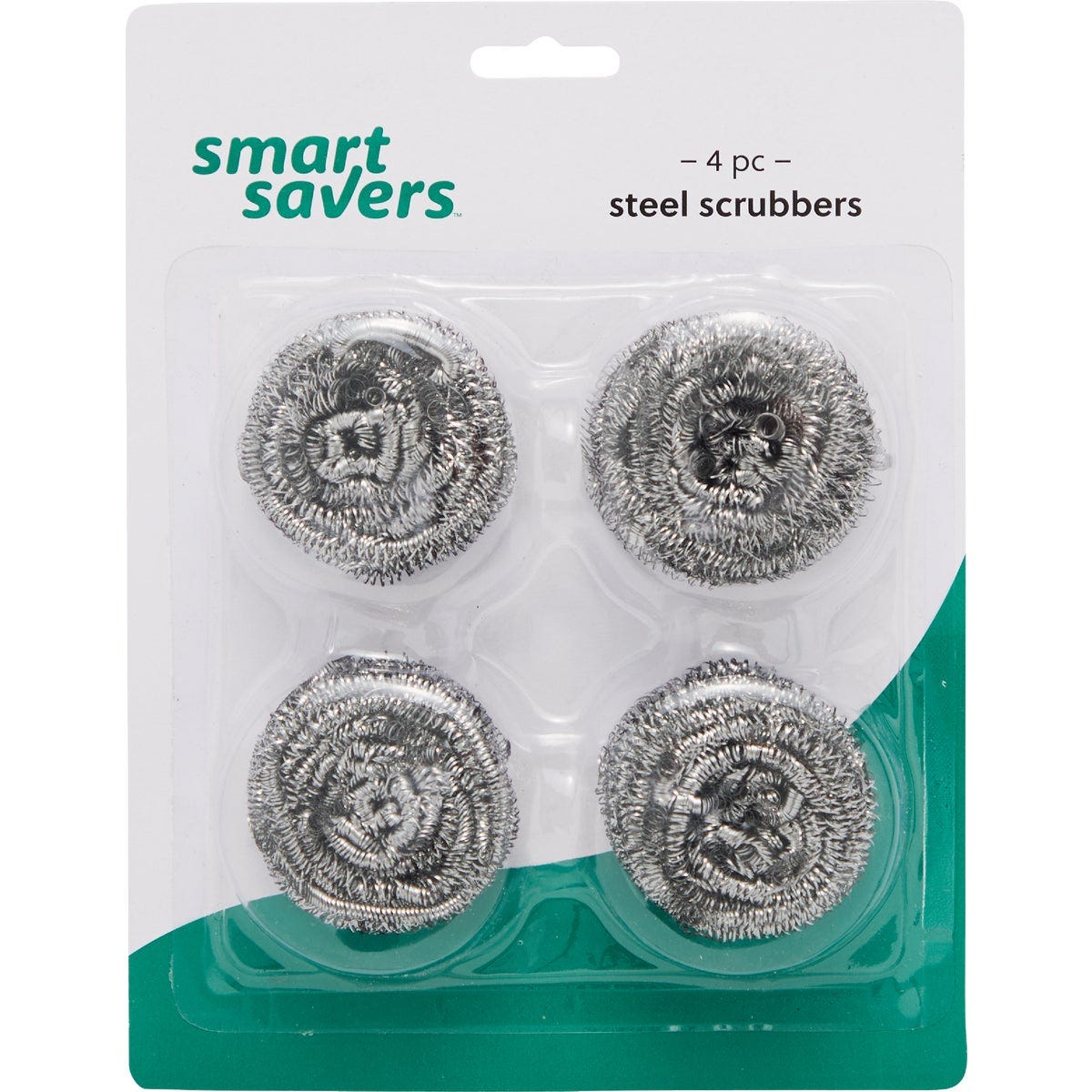 Smart Savers Stainless Steel Scrubber (4-Pack)