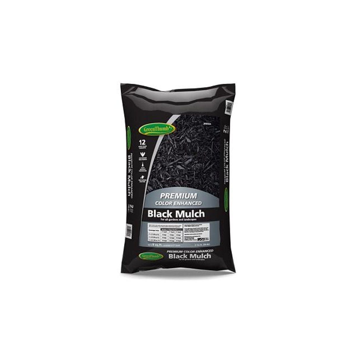Green Thumb 2 Cu. Ft. Premium Color Enhanced Black Mulch