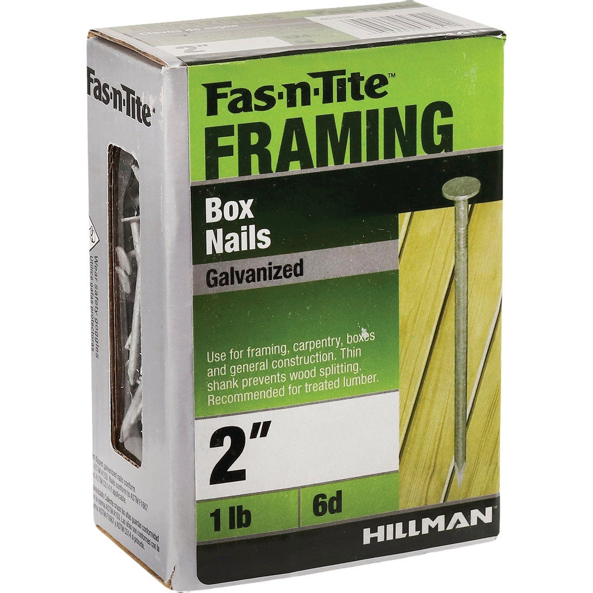 Hillman Fas-n-Tite 2 In. Hot Dipped Galvanized Box Nails (224-Count) Hillman Fas-n-Tite 2 In. Hot Dipped Galvanized Box Nails (224-Count)