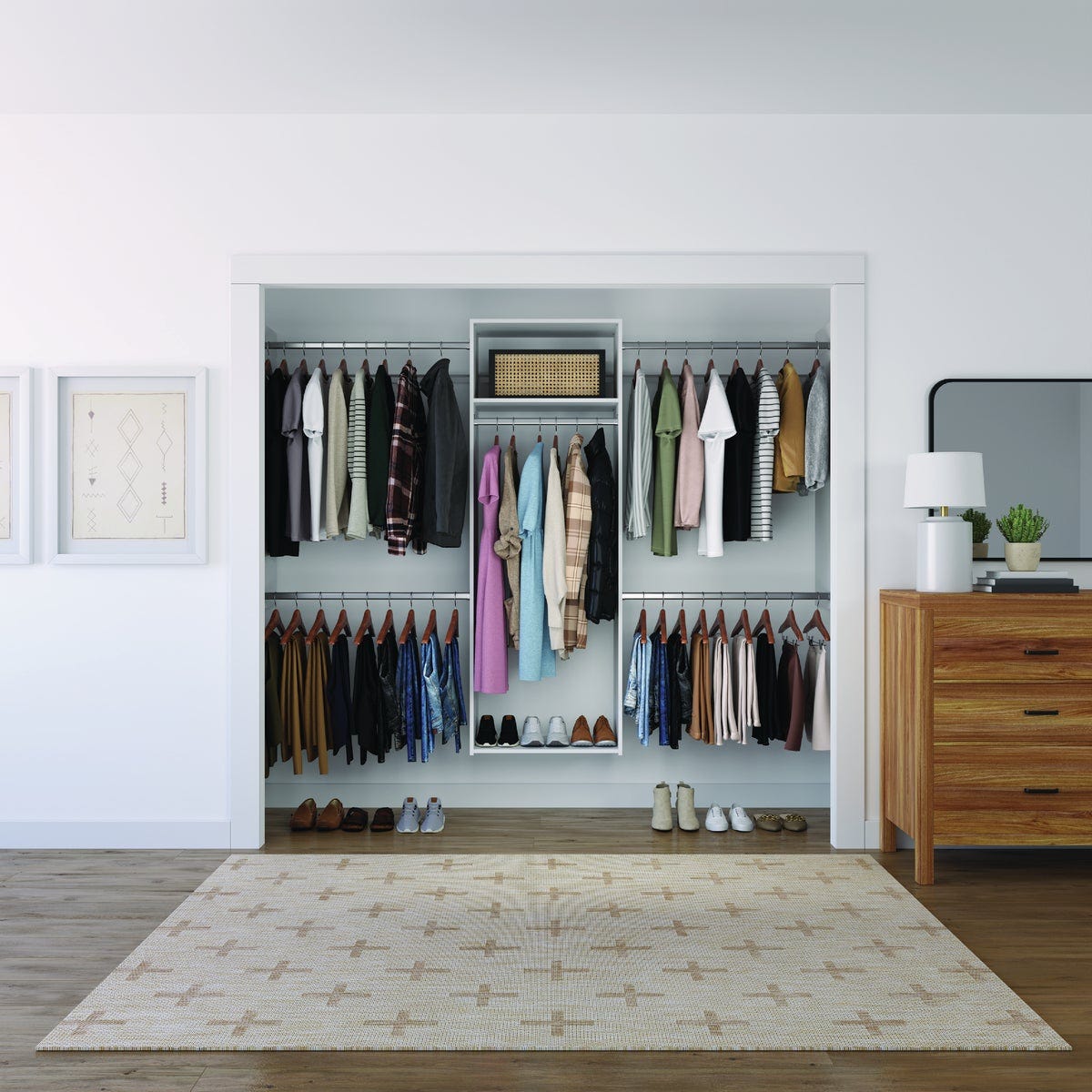 Easy Track Create Collection Wood Laminate Closet Kit - photo 4