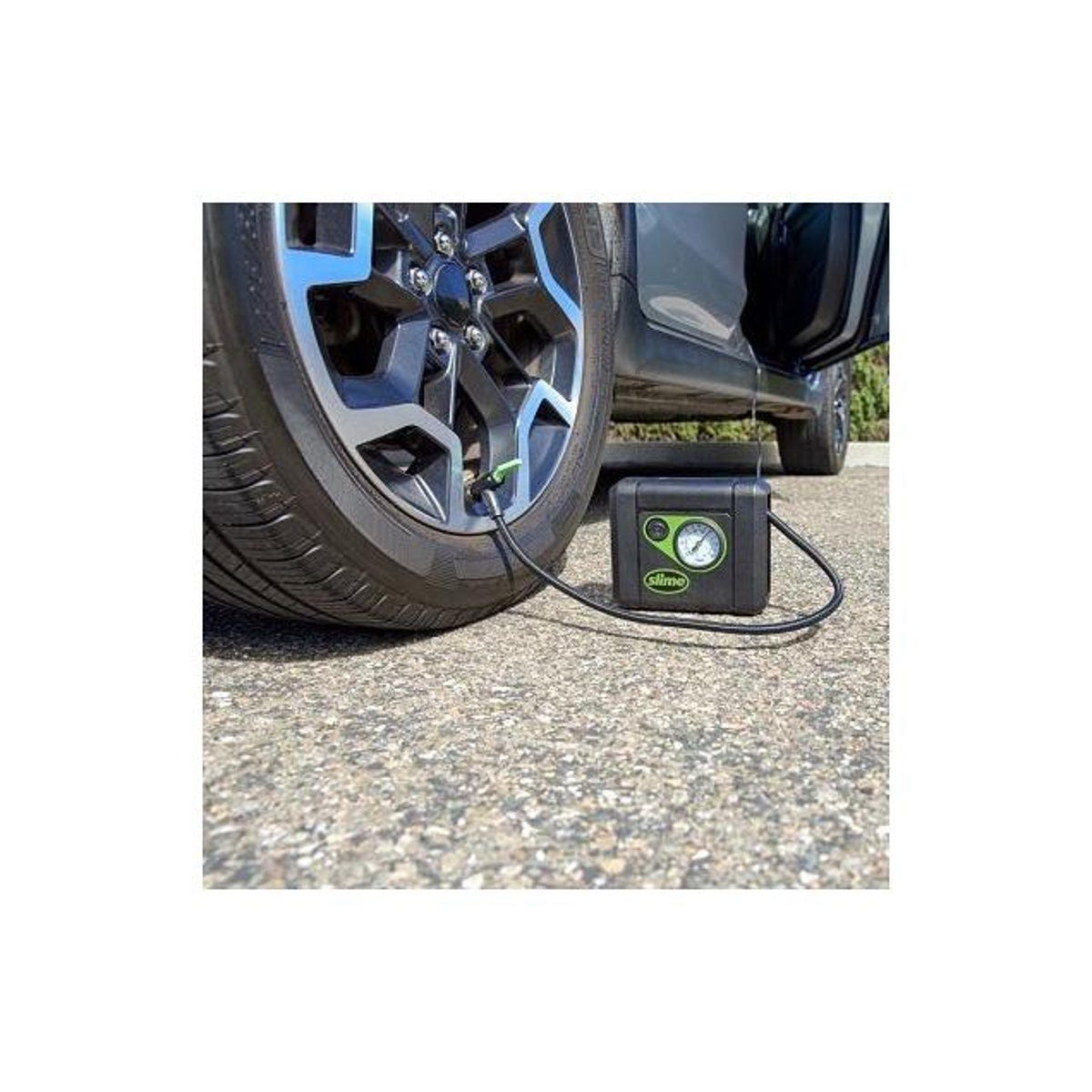 Slime 12V Compact Tire Inflator with Gauge & Light - photo 2