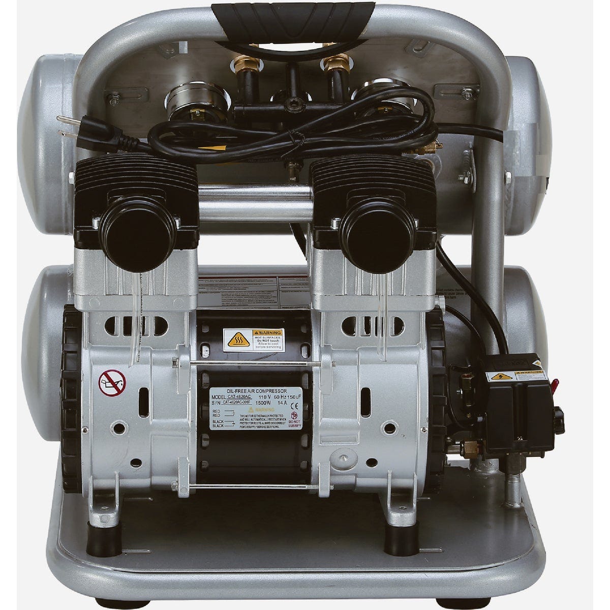 California Air Tools 4 Gal. Ultra Quiet Oil-Free Aluminum Twin Tank Air Compressor - photo 3 California Air Tools 4 Gal. Ultra Quiet Oil-Free Aluminum Twin Tank Air Compressor - photo 3