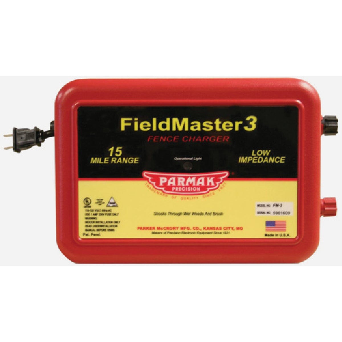 Coburn Parmka Fieldmaster Electric Fence Charger