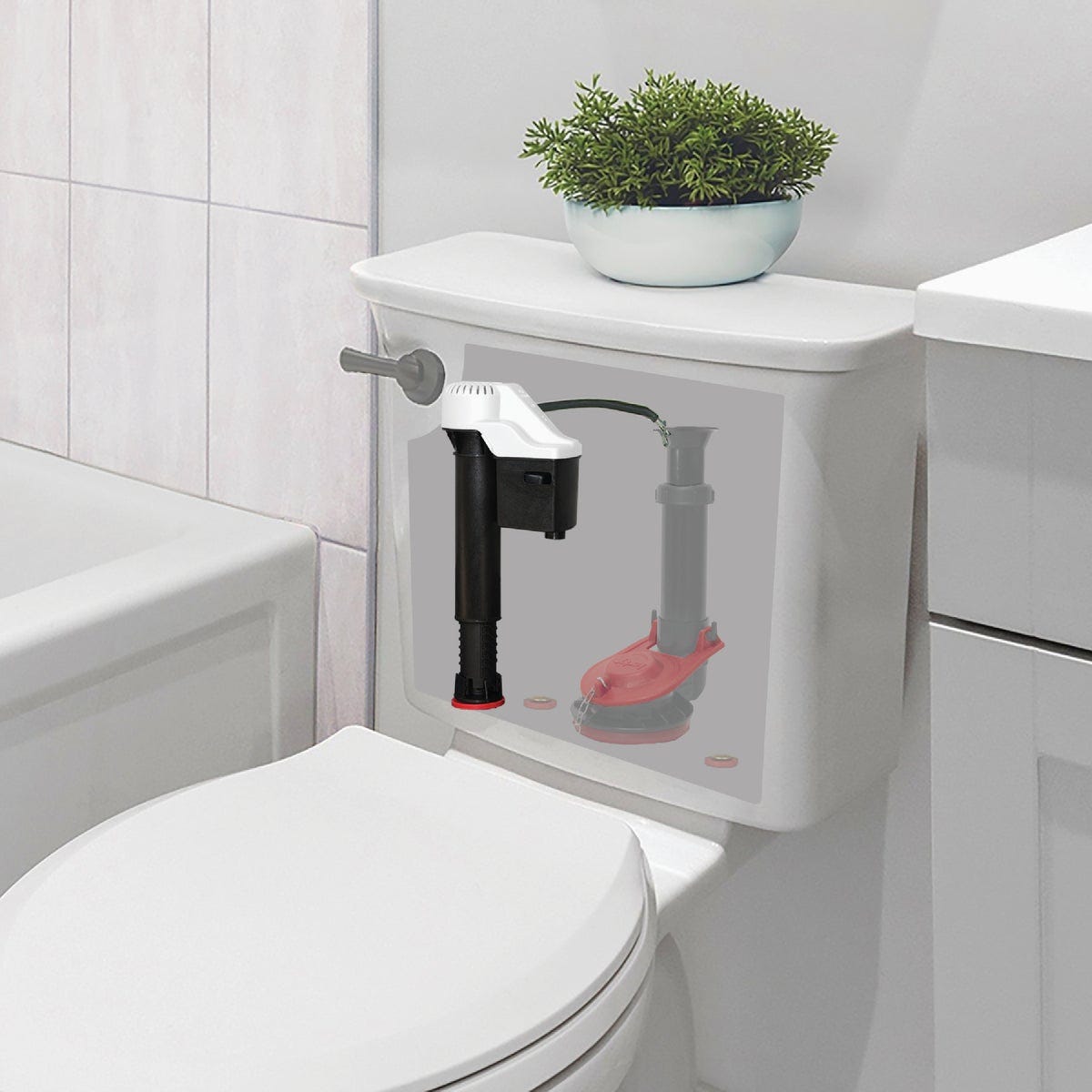 Korky QuietFill Toilet Fill Valve - photo 6