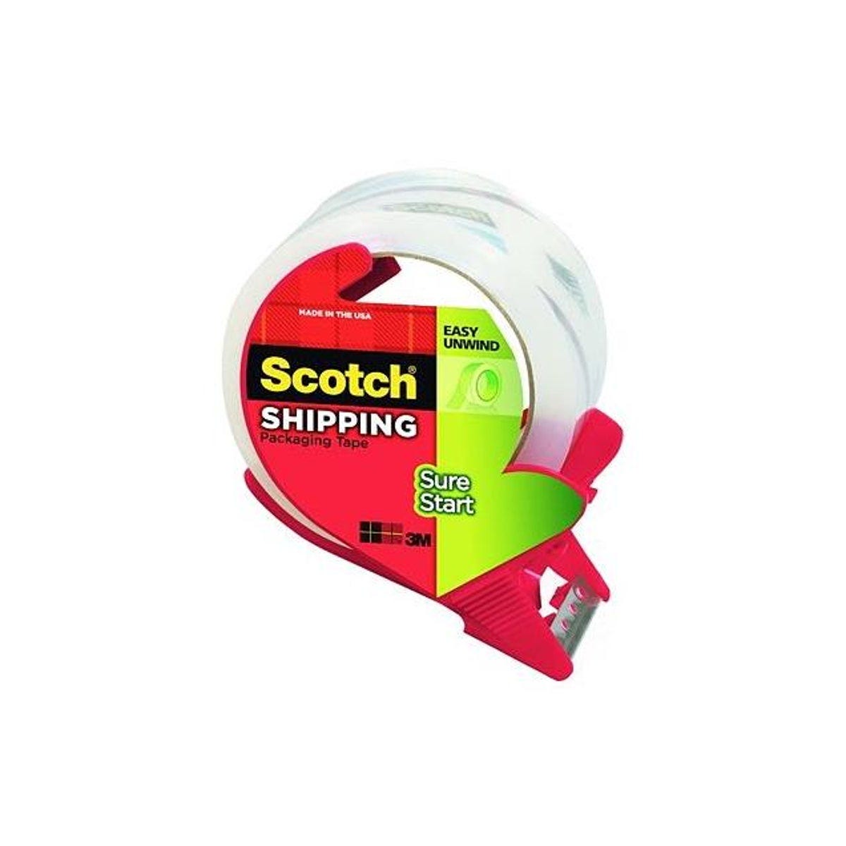 Scotch 1.88 Yd. x 38.2 Yd. Clear SureStart Shipping Packaging Tape