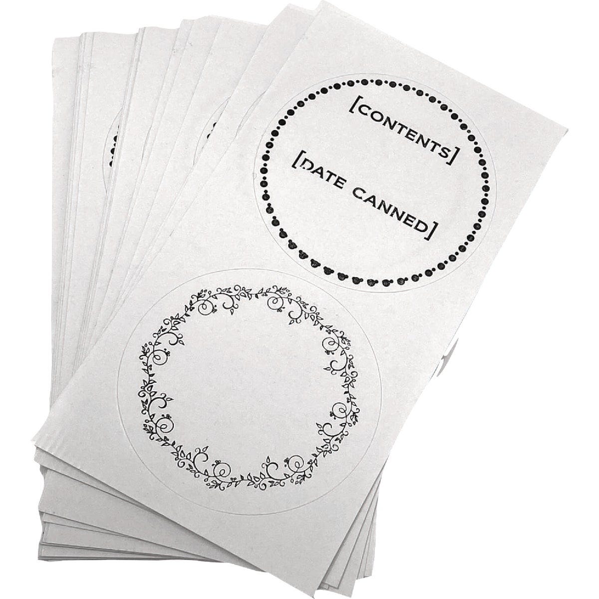 Norpro 2 In. W x 2 In. H Round Jar Label, 2 Styles (36-Pack) Norpro 2 In. W x 2 In. H Round Jar Label, 2 Styles (36-Pack)