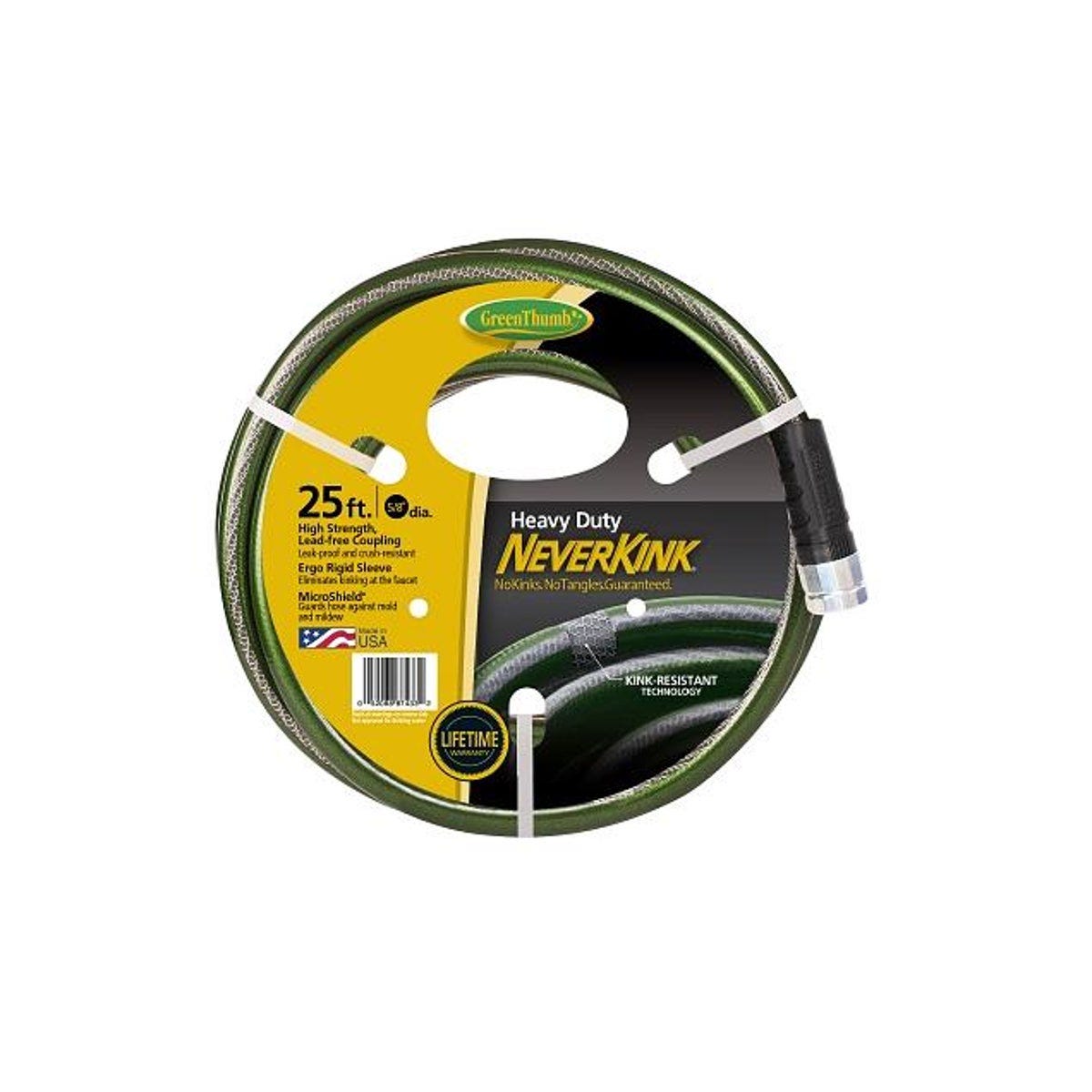 NeverKink Heavy-Duty 5/8 In. x 25 Ft. Garden Hose