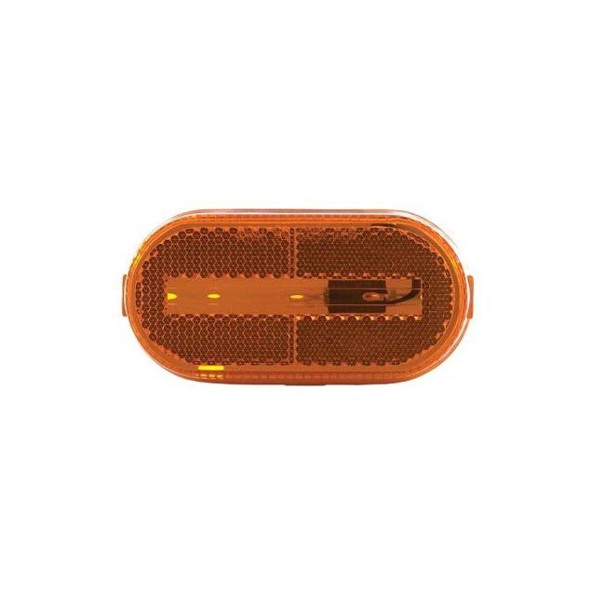 Uriah 4-1/8 x 2 In. Oval Amber LED Trailer Clearance Light